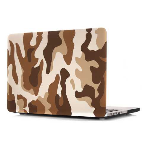 Чехол для Macbook Air 13 i-Blason Transparent Hard Shell Case khaki/brown в Золла