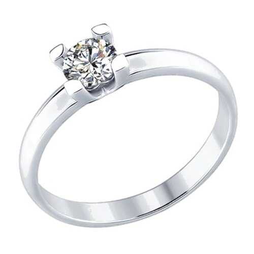 Кольцо женское SOKOLOV из серебра со Swarovski Zirconia 89010056 р.19 в Золла