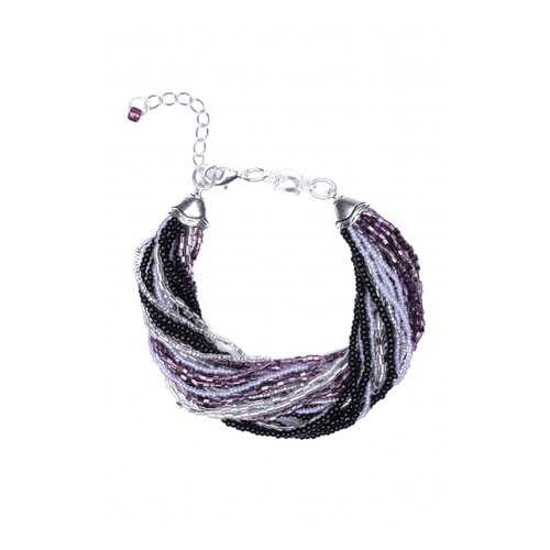 Браслет бисерный Bottega Murano 09020324 15 черно-фиолетовый в Золла