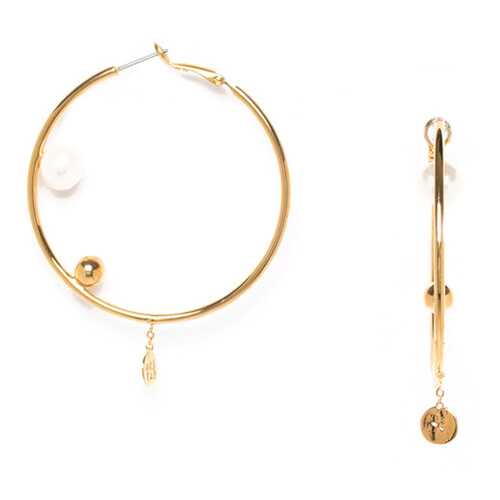 Серьги женские ORI TAO OT-12-29145 золотистые в Золла