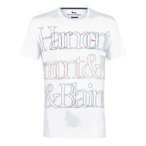 Футболка мужская HARMONT&BLAINE IRD062021005 100 белая XL в Золла