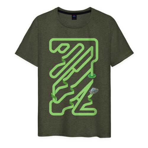 Футболка мужская ВсеМайки 1856975 хаки XXXL в Золла