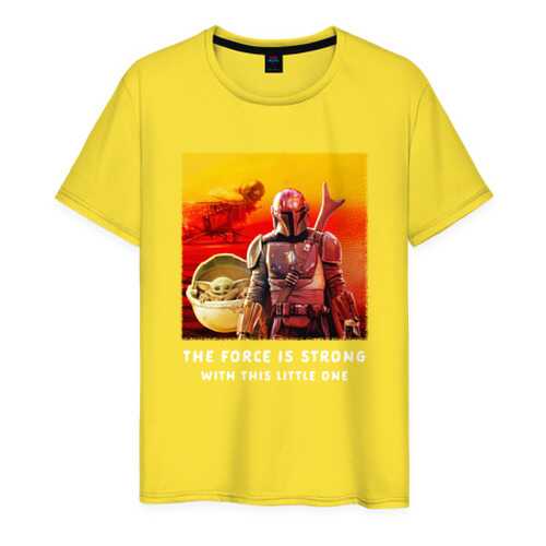 Футболка мужская ВсеМайки 2147231 желтая XXXL в Золла