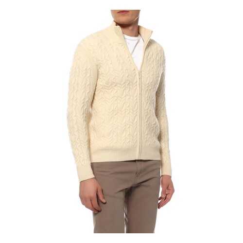 Кардиган мужской Mir cashmere WME16-038 белый M в Золла