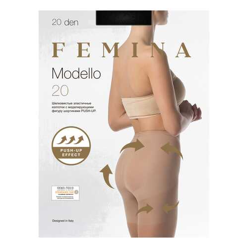 Колготки женские FEMINA MODELLO 20 черные 3 (M) в Золла