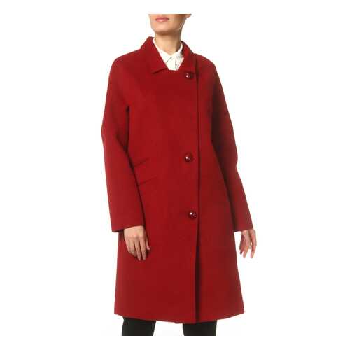 Пальто женское Classic Fashion M35DK0045 красное 48 RU в Золла