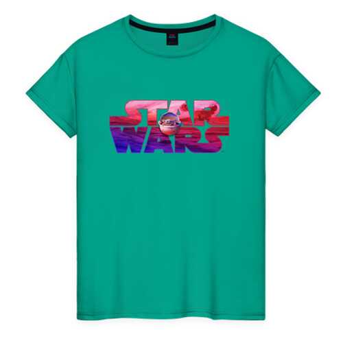 Футболка женская ВсеМайки 2147265 зеленая XXXL в Золла