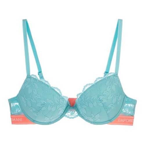 Бюстгальтер женский Emporio Armani 164137 0P216 01630 голубой 36B IT в Золла